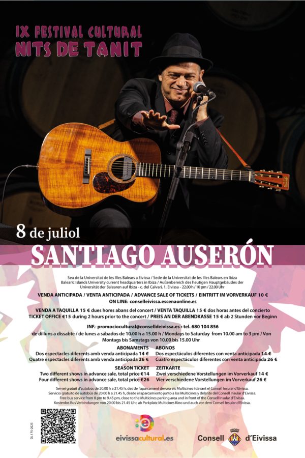 IX Festival Cultural Nits de Tanit 2023: Santiago Auserón